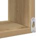 Preview: Wand-Eckregale 2 Stk. Artisan-Eiche 40x40x49,5 Holzwerkstoff