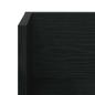 Preview: Wandregale 2 Stk. Schwarz 100x16,5x16,5 cm Holzwerkstoff
