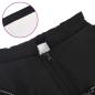 Preview: Hundemantel mit Geschirr Wasserdicht Reflektierend Schwarz 5XL