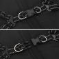 Preview: Hundemantel mit Geschirr Wasserdicht Reflektierend Schwarz 5XL