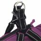 Preview: Hundemantel mit Geschirr Wasserdicht Reflektierend Lila S