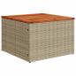 Preview: ARDEBO.de - 8-tlg. Garten-Sofagarnitur mit Kissen Beige Poly Rattan