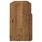 Preview: TV-Schrank mit LED-Leuchten Altholz-Optik 120x30x50 cm