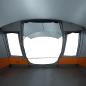 Preview: Tunnelzelt 5 Personen Grau und Orange Wasserdicht