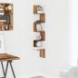 Preview: Wand-Eckregal Altholz-Optik 20x20x127,5 cm Holzwerkstoff