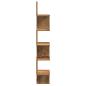 Preview: Wand-Eckregal Altholz-Optik 20x20x127,5 cm Holzwerkstoff