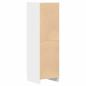 Preview: Küchenschrank Weiß 38x41,5x131,5 cm Holzwerkstoff