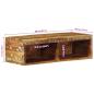 Preview: TV-Wandschrank 60x30x19 cm Altholz Massiv