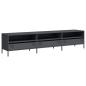Preview: TV-Schrank Anthrazit 202x39x43,5 cm Kaltgewalzter Stahl