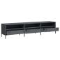 Preview: TV-Schrank Anthrazit 202x39x43,5 cm Kaltgewalzter Stahl