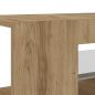 Preview: TV-Schrank mit LED-Leuchten Artisan-Eiche 90x39x30 cm