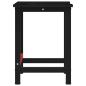 Preview: Werkbank Dunkelbraun 100x60x81,5 cm Massivholz Eiche
