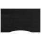 Preview: Werkbank Dunkelbraun 100x60x81,5 cm Massivholz Eiche