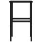 Preview: Werkbank Dunkelbraun 80x60x(71,5-98) cm Massivholz Eiche