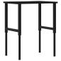 Preview: Werkbank Dunkelbraun 80x60x(71,5-98) cm Massivholz Eiche