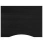 Preview: Werkbank Dunkelbraun 80x60x(71,5-98) cm Massivholz Eiche