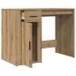 Preview: Schreibtisch Artisan-Eiche 100x49x75 cm Holzwerkstoff