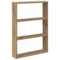 Preview: Wandregal Artisan-Eiche 43x9x60 cm Holzwerkstoff