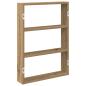 Preview: Wandregal Artisan-Eiche 43x9x60 cm Holzwerkstoff