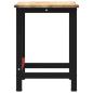 Preview: Werkbank 100x60x81,5 cm Massivholz Eiche