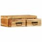 Preview: TV-Wandschrank 60x30x19 cm Massivholz Akazie