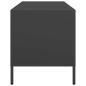 Preview: TV-Schrank Schwarz 101,5x39x43,5 cm Kaltgewalzter Stahl