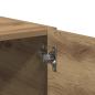 Preview: Wandschrank Artisan-Eiche 80x39x40 cm Holzwerkstoff