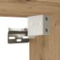 Preview: Wandschrank Artisan-Eiche 80x39x40 cm Holzwerkstoff