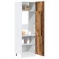 Preview: ARDEBO.de - Kühlumbauschrank Lyon Altholz-Optik 60x57x207 cm Holzwerkstoff