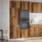 Preview: Kühlumbauschrank Lyon Altholz-Optik 60x57x207 cm Holzwerkstoff