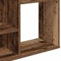 Preview: Raumteiler/Bücherregal Altholz-Optik 100x24x140cm Holzwerkstoff