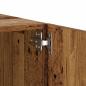 Preview: TV-Schrank mit LED-Leuchten Altholz-Optik 100x35x40 cm