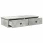 Preview: Wandregal mit Schubladen Betongrau 80x31x17 cm Holzwerkstoff