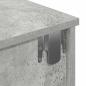 Preview: Wandregal mit Schubladen Betongrau 80x31x17 cm Holzwerkstoff