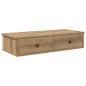 Preview: Wandregal mit Schubladen Artisan-Eiche 80x31x17cm Holzwerkstoff