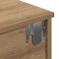 Preview: Wandregal mit Schubladen Artisan-Eiche 80x31x17cm Holzwerkstoff