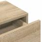 Preview: Wandregal mit Schubladen Sonoma-Eiche 80x33x17 cm Holzwerkstoff