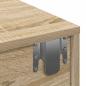 Preview: Wandregal mit Schubladen Sonoma-Eiche 80x33x17 cm Holzwerkstoff