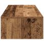 Preview: Wandregal mit Schubladen Altholz-Optik 100x36x19 cm