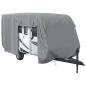 Preview: Schutzhülle für Wohnwagen Grau 610x250x220 cm Vliesstoff