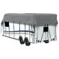 Preview: Dachplane für Wohnwagen Grau 800x300 cm Vliesstoff