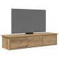 Preview: Wandschrank Artisan-Eiche 88x26x18,5 cm Holzwerkstoff
