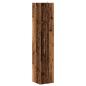 Preview: Eckregal Altholz-Optik 33x33x165 cm Holzwerkstoff