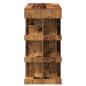 Preview: Bartisch mit Regal Altholz-Optik 100x48x101,5 cm