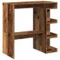 Preview: Bartisch mit Regal Altholz-Optik 100x48x101,5 cm