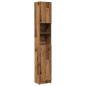 Preview: Badschrank Altholz-Optik 32x25,5x190 cm Holzwerkstoff