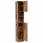 Preview: Badschrank Altholz-Optik 32x25,5x190 cm Holzwerkstoff