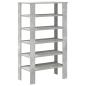 Preview: Schuhregal Betongrau 61x32x105 cm Holzwerkstoff