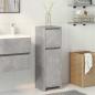 Preview: Badezimmerschrank Betongrau 30x30x95 cm Holzwerkstoff