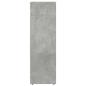 Preview: Badezimmerschrank Betongrau 30x30x95 cm Holzwerkstoff